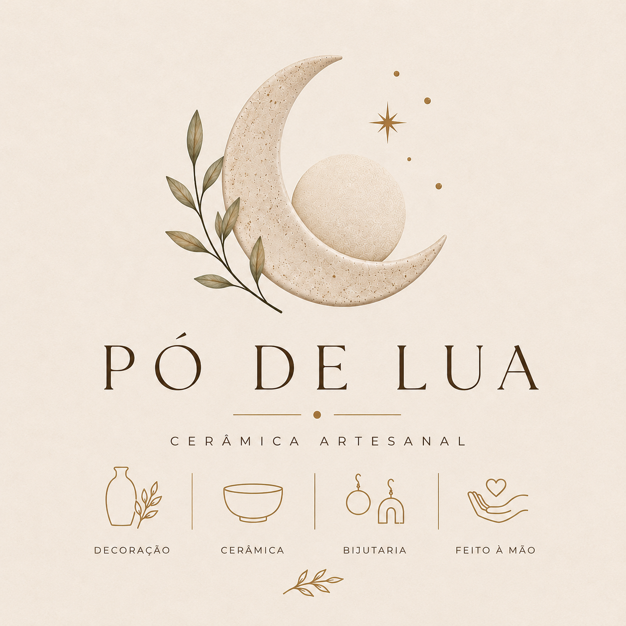 Pó de Lua — cerâmica artesanal, decoração e bijutaria